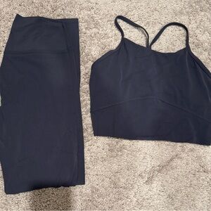 stori activewear set in color dusk